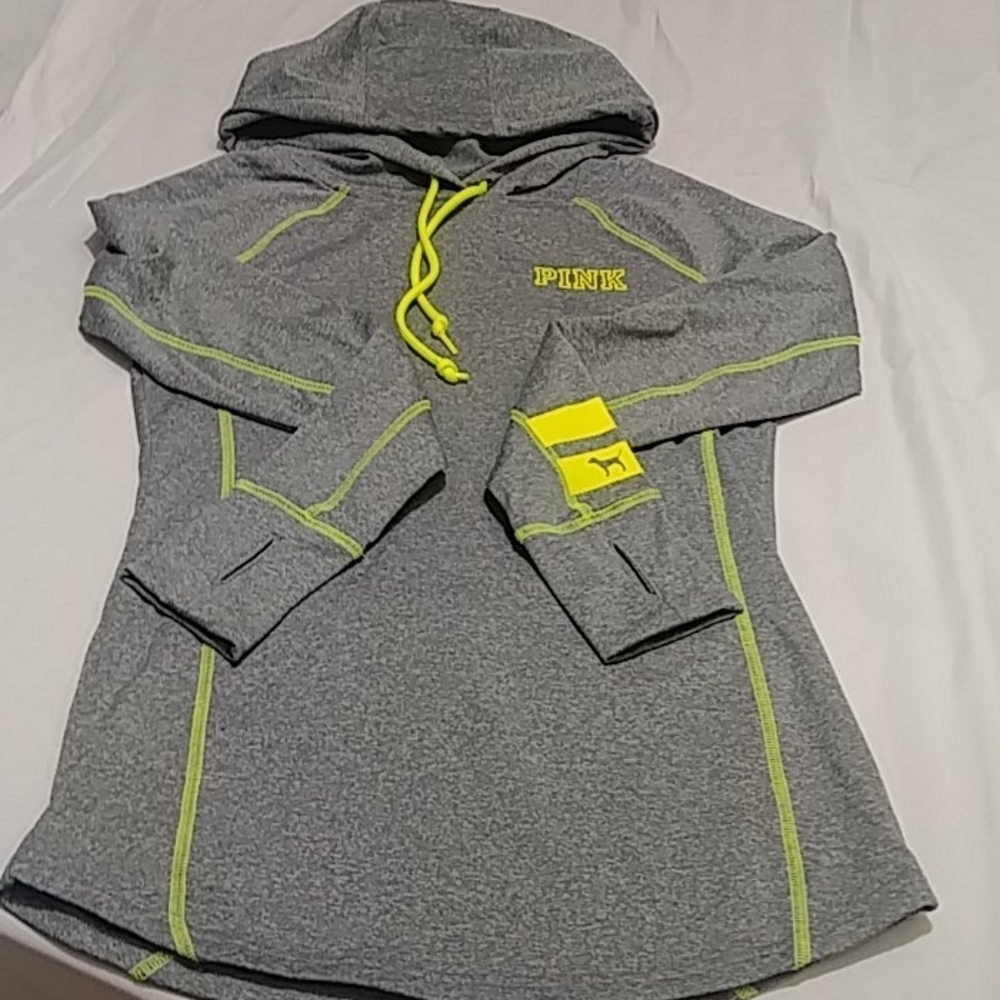 Pink VICTORIA'S SECRET PULLOVER THUMB HOLES